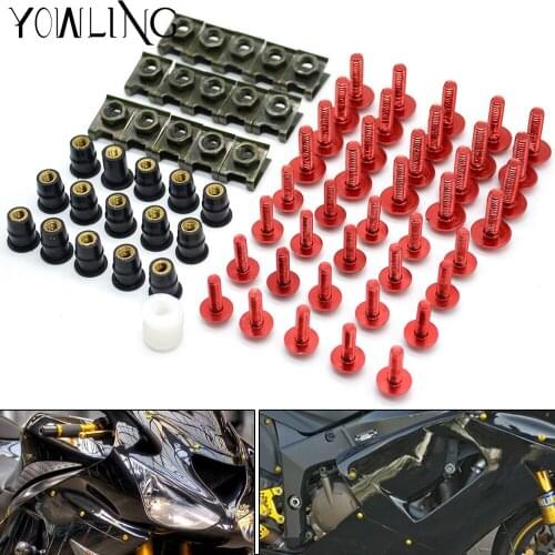 Motorcycle Windscreen Screws Windshield Fairing Bolts for Aprilia RSV1000 RSV DUCATI MONSTER 696 1098 996 999 848 796 695 899