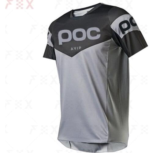 New 2021 Mens Downhill AVIP POC Mountain Bike MTB Shirts Offroad DH Motorcycle Jersey Motocross Sportwear Clothing FXR Bike mx