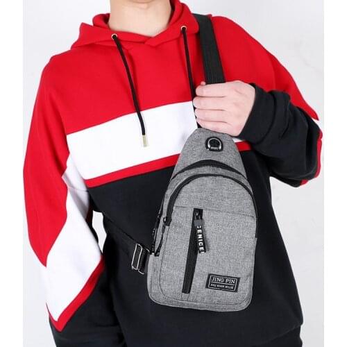 2022 new minimalist sports slung small backpack leisure shoulder bag nylon mens outdoor chest bag mens cross body bag
