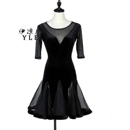 New Arrivals Latin Dance Competition Dress Stage Performance Costume Dance Practice Dress Rumba Chanca Samba Cowboy Bullfighting