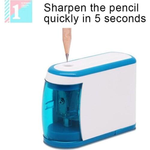 Portable Electric Automatic Pencil Sharpener Students School Office Stationery