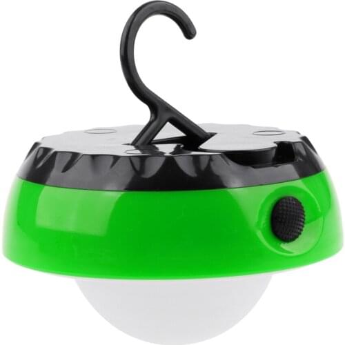 Portable Durable ing Camping LED Tent Lantern Ultra Bright Outdoor Emergency Lamp Green/Red