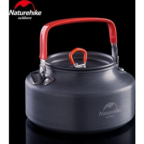 Naturehike Portable Ultra light Outdoor Camping Hiking Picnic Water Kettle Teapot Coffee Pot Anodised Aluminum