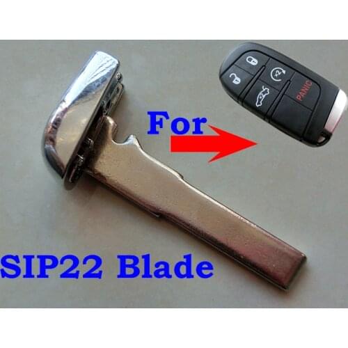 RMLKS New Remote Emergency Key High Security Replacement SIP22 Blade Insert Fit For Fiat For Chrysler