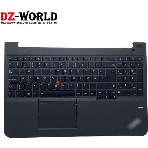 Swedish Backlit Keyboard with C Cover Shell Palmrest Upper Case and Touchpad for Lenovo Thinkpad S5 S540 S531 Laptop 00HM850