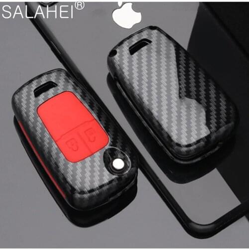 Silicon Carbon fiber Car Key Cover For Buick Chevrolet Cruze Aveo Trax Opel Astra Corsa Meriva Zafira Antara J Mokka Insignia