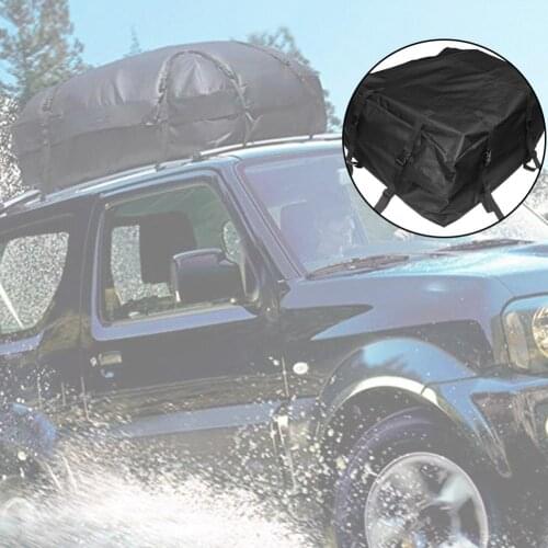 80x80x40cm 600D Car Roof Storage Bag Polyester Cloth Waterproof Durable Car Multiuse Tool Storage Bag General Travel Accessories