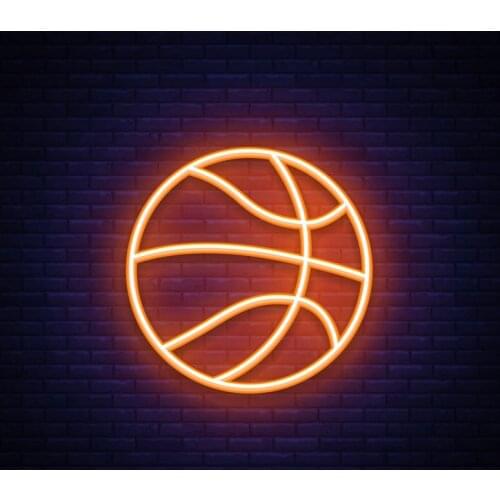 LED Neon Sign Football neon light Basket ball Wall Lights Birthday Gift Room Decoration lights