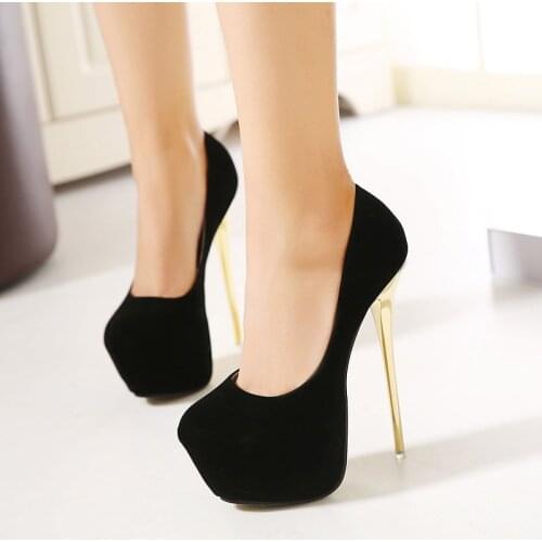 Size 45 High Platform Shoes 16cm Extreme High Heels Sexy Fetish Shoes Nightclub Stripper Shoes Party Wedding Dresses for Women