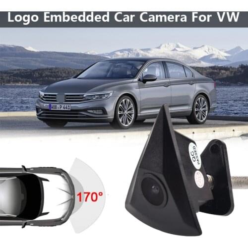 HD Car Front View Camera for VW Passat B5 B6 B7 Tiguan Golf MK5 MK6 Touran Polo Beetle Jetta Waterproof Logo Embedded For VW