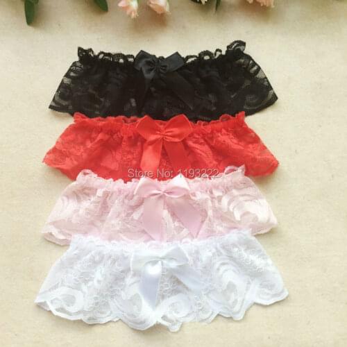 Lingerie Sexy Cosplay Wedding Party Bridal Princess Lace Floral Garter Belt with Ribbon Bow Sleepwear Accessories