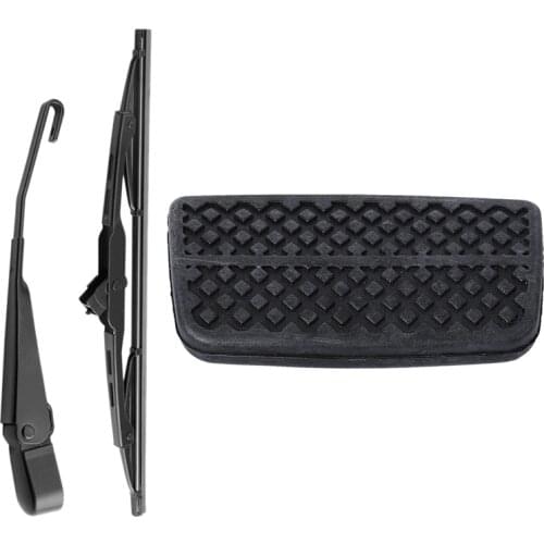 1 Set Rear Windshield Wiper Arm Set & 1 Pcs 46545-S1F-981 Rubber Car Clutch Pedal Pad Cover