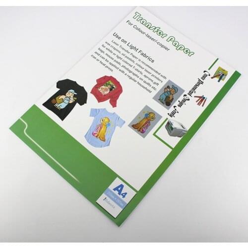 10pcs Heat Print Transfer Paper Printing Inkjet A4 210mm X 297mm For Light Color Fabric GK99