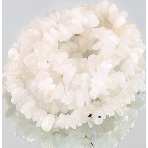 Natural Irregular Moonstone Freeform Chips Stone 5-8mm Gravel Beads For Jewelry Making DIY Accessories Bracelet Necklace 33