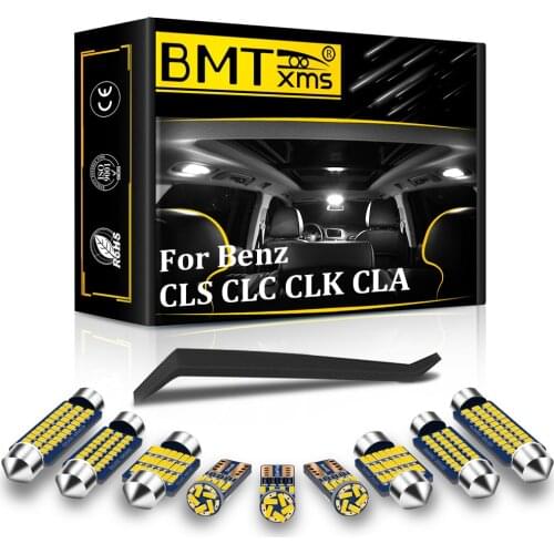 BMTxms LED Interior Light Kit Canbus For Mercedes Benz CLS CLC CLK CLA Class W218 W219 W208 C208 W209 C209 A209 C117 CL203