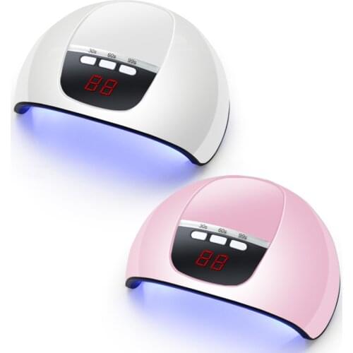 Nail Lamp 45W LED UV Light IR Sensor Timer Glue Drying Nail Art Manicure Mini Arch-type Nail Lamp For Manicure Gel