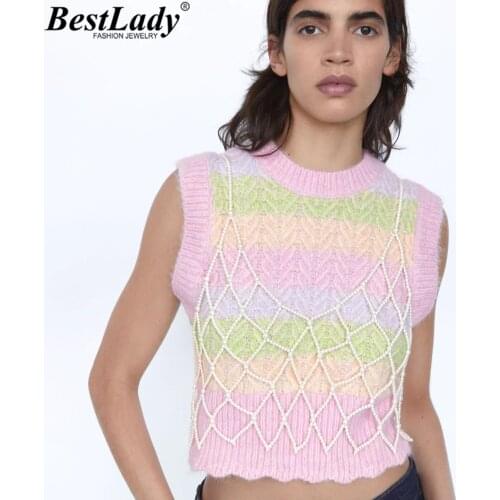 Best Lady Fashion ZA Handmade Simulated Pearl Body Necklace Jewelry for Women Boho Sex Body Chain Charm Necklace Jewelry Female