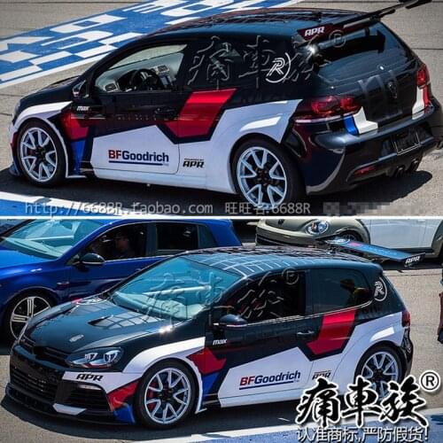 Car Sticker For Golf 6 Golf 7 Body Exterior Decoration Sticker Golf 6 7 Racing Modified Vehicle Foil