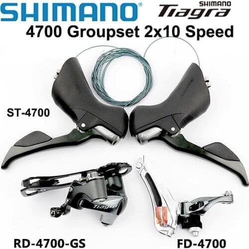 SHIMANO Tiagra 4700 Groupset 4700 Derailleurs ROAD Bicycle 2x10 Speed SL/ST 4700 + FD 4700 Front Derailleur + Rear Derailleur