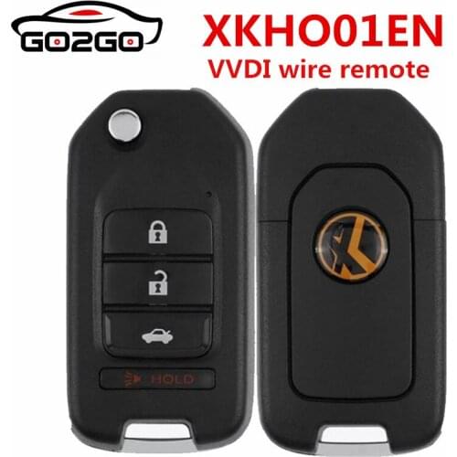 Xhorse XKHO01EN Universal Remote Key Fob 3+1 Button for H-onda Type for VVDI Key Tool English Version