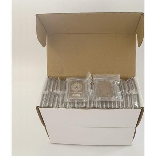 100pcs/50pcs Scottsdale Silver 999 Fine Silver One Troy Ounce 1 Bars Bullion In God We Trust Coin With Display Case