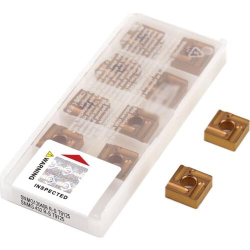 SNMG120404 R -S T9125 SNMG120408L-S T9125 High Quality Original External Turning Tools Carbide Turning tool blade CNC Lathe Tool