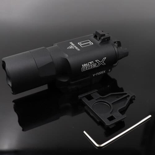 500 Lumens Output Tactical X300 Ultra Pistol Gun 300U Weapon Light Lanterna Flashlight Glock 1911 hunting Light