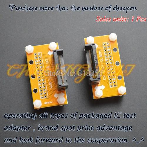 TEST SSOP8-SSOP54 test socket Pitch=0.8mm SSOP IC TEST SOCKET Width can be adjusted freely without restriction