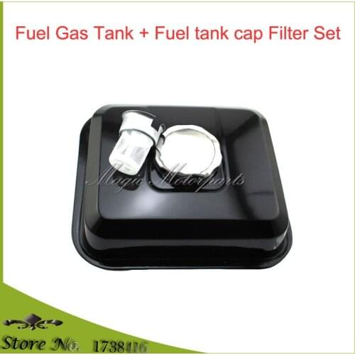 Fuel Gas Tank + Fuel Gas Tank Filter Set For Honda 4HP GX140 5.5HP GX160 6.5HP GX200