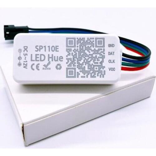 2PCS SP110E Smart Controller Led Pixel Light Controller Bluetooth-compatible For WS2812B WS2811 SK6812 RGBW Full Color Led Strip