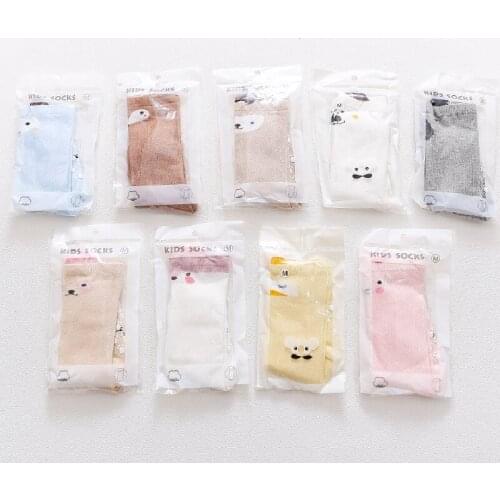 Cartoon Cute Kids Cotton Socks Animal Baby Cotton Socks Knee High Long Leg Warmers Socks Boy Girl Children Sock 0-3 Years