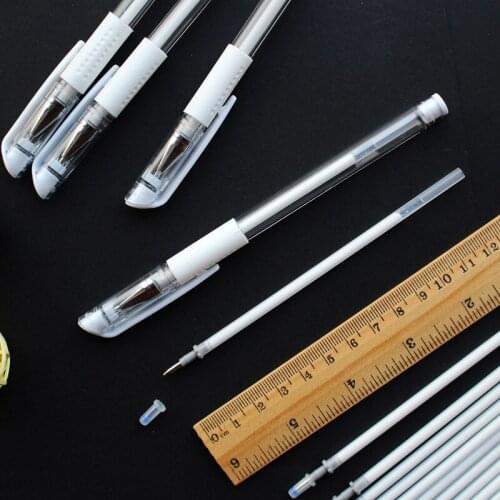 1pcs White Eyebrow Marker Pen Eyebrow Design Microblading Tattoo Surgical Skin Marker Pen for Permanent Makeup Tattoo Supplies