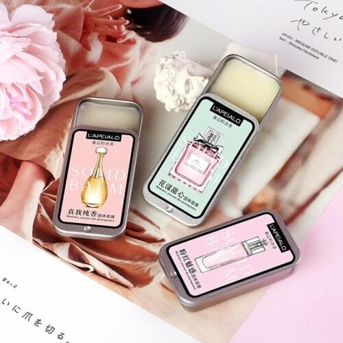 1PC Portable Solid Balm Female Perfume Fragrances Soft Long Lasting Aroma Flower Fruit Fragrance Deodorant Antiperspirant
