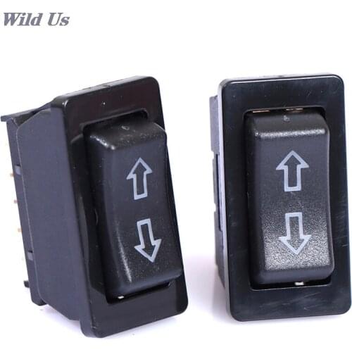 Professional 1PC/Packs 5Pin 12 To 24V Black Car Power Window Switch With Lamp Plastic Electronic Components Universal For Cars