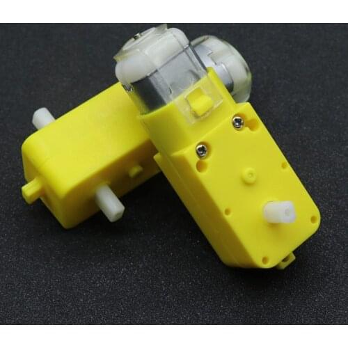 2PCS DC3V-6V DC Gear Motor Smart Car Robot Gear Motor Intelligent Car Chassis Four Drive Car TT Motor