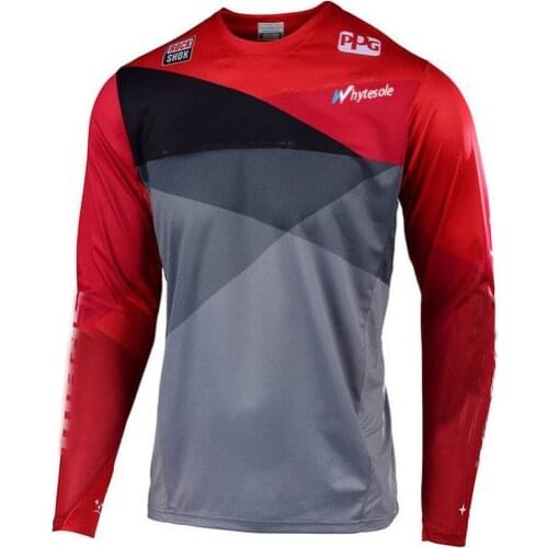 2019 moto Jersey Mountain maillot Off Road MTB DH Bike cycling Jersery Motocross Jersey Breathable Quick Dry