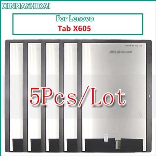 5Pcs For Lenovo Tab 5 Plus Tab M10 TB-X605L TB-X605F TB-X605M TB-X605 LCD Display Touch Screen Digitizer Assembly Replacement