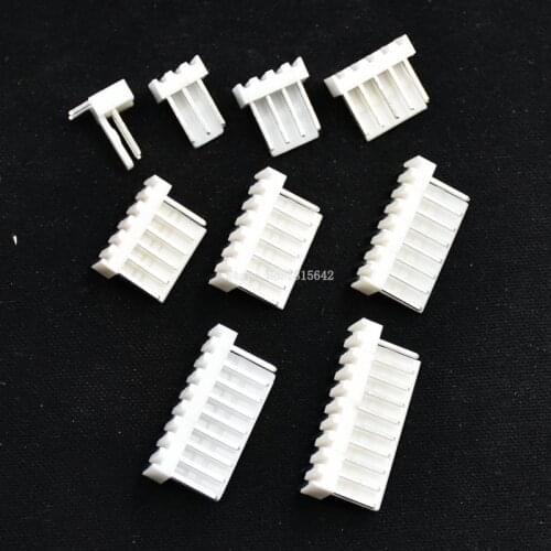 50PCS/LOT KF2510 2510AW Male Connector Right Angle 2P 3P 4P 5P 6P 7P 8P 9P 10 Pin 2.54 mm Pitch Pin Header KF-2510 Connector