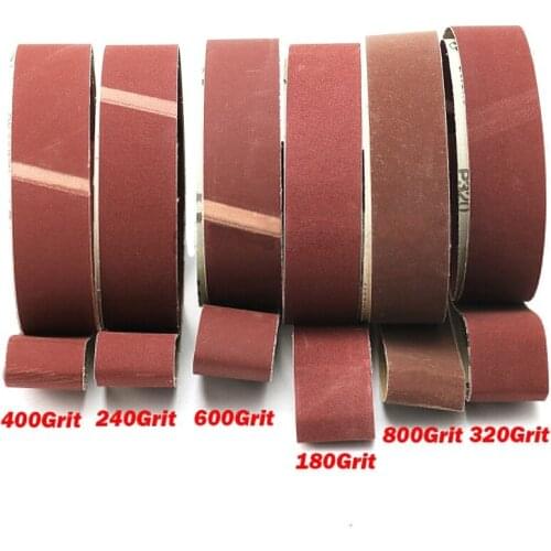 6Pcs 2" X 72" Sanding 180/240/320/400/600/800 Grit Assortment for Wood Metal Oxide Sander