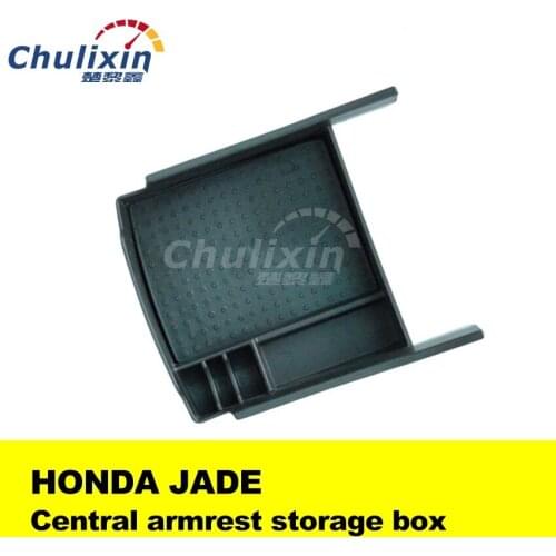 Car cover car sticker central armrest store content box for 2013-2016 HONDA JADE car accesories interior