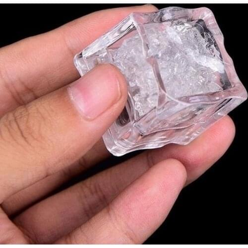 Colorful LED Ice Cubes Night Light Portable Liquid Induction Decoration Lights Universal Touch Sensor Lamp