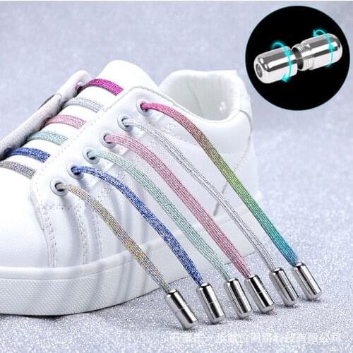 Elastic Locking Shoelaces Fashion No Tie Shoelace Women Men Elastic Laces Shoelaces For Sneakers Quick Shoes Lace Strings