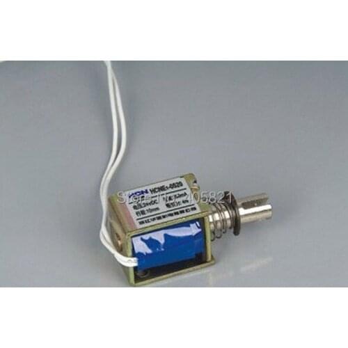 24VDC Pull Hold/Release 10mm Stroke 1.1Kg Force Electromagnet Solenoid Actuator