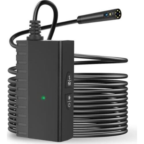 5MP 8mm 1080P WIFI Dual Lens Endoscope for iphone& android Double Camera Inspection Borescope Camera Otoscope 5M