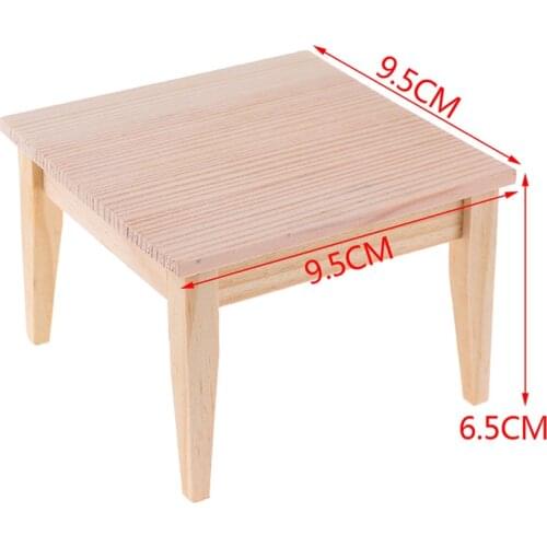 1 Pc 1/12 Dollhouse Miniature Accessories Simulation Mini Dining Table Furniture Model Toys For Doll House Decoration