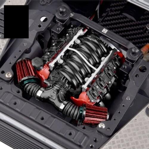LS7 V8 Engine Motor Cooling Fan Radiator for 1/10 RC TRX4 TRX6 SCX10 90046 VS4 For RC Cars Crawler Parts