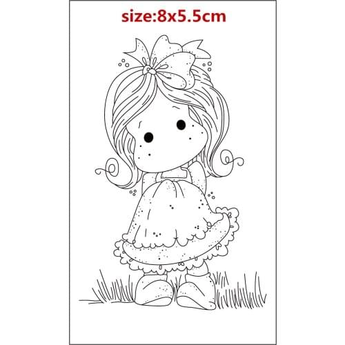 Yulan Girl Metal Cutting Dies And Stamps Dies For Scrapbooking Album Embossing New Dies For