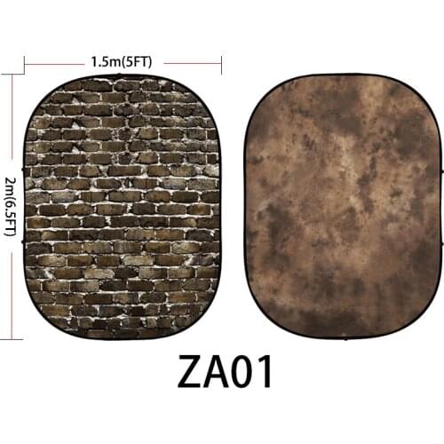 Mehofoto Collapsible Backdrop Panel for Photography Abstract/Birck Matte Background 150x200Cm ZA01