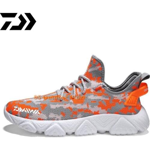 New Daiwa Fishing Shoes Men Cycling Hiking Mountaineering Shoes Outdoor Sports Travel Breathable Non-slip Sneakers Fishing Shoes