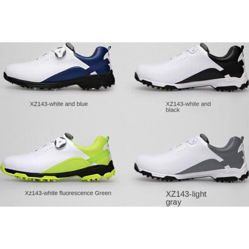Golf shoes men male sport sneakers super waterproof Anti-slip shoe without spikes light 2021 XZ